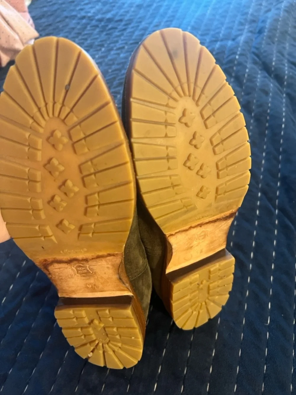 Lucchese Dark Chocolate Suede Garden Boot with Branded Side Tape - Picture 6 of 6